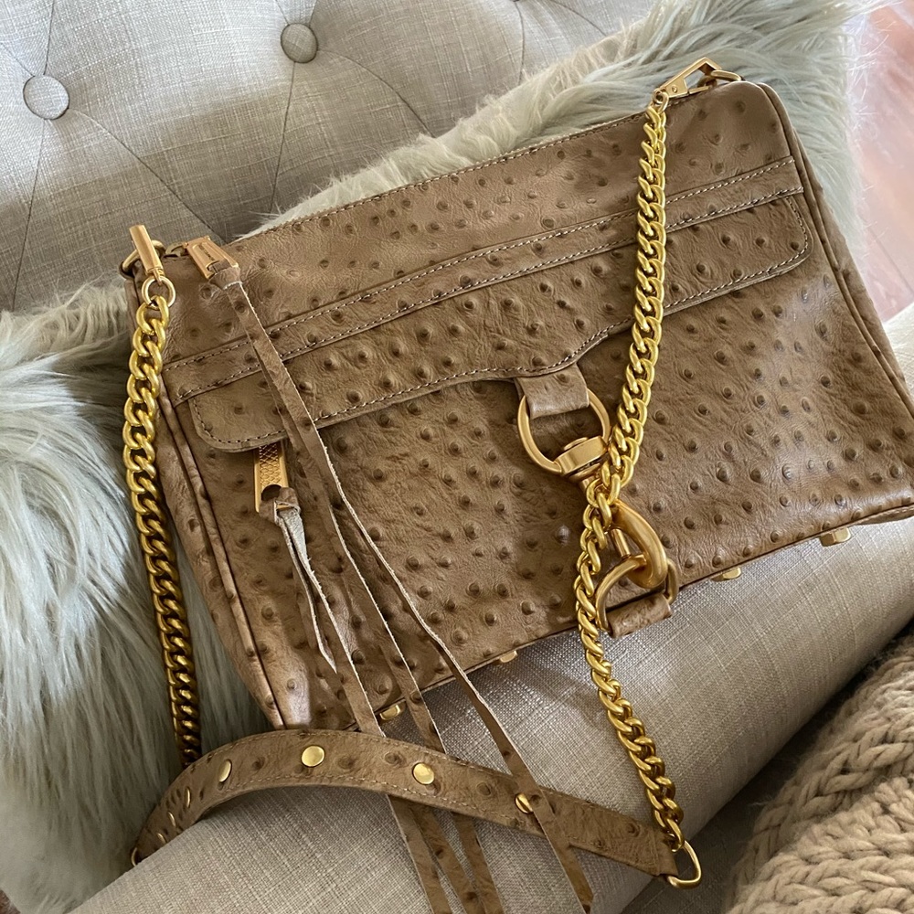 Rebecca Minkoff Embossed Leather Shoulder Bag